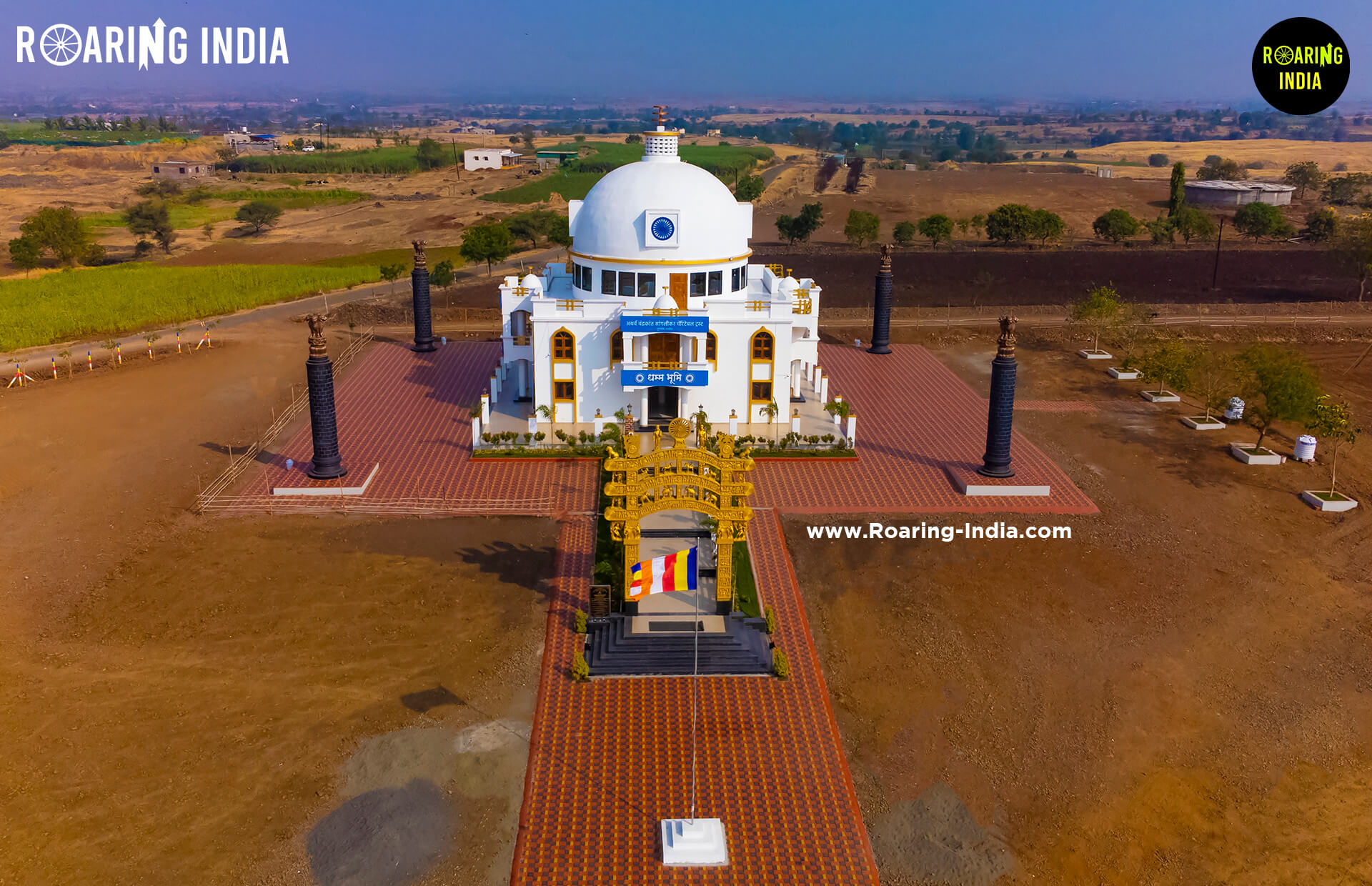 Dhamma Bhumi Buddha Vihar Gugwad Jath Roaring India Tourism